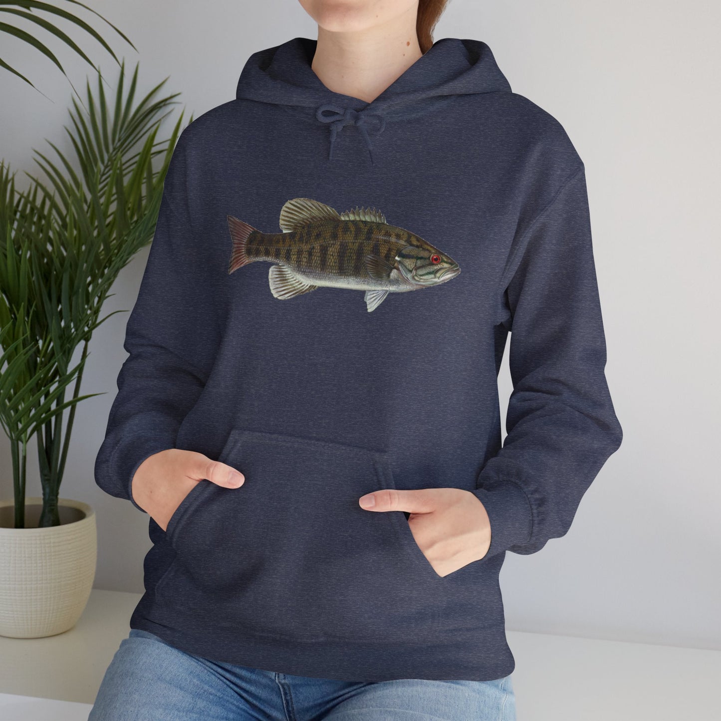 Hooded Sweatshirt W Small Mouth on Front and Logo on Back