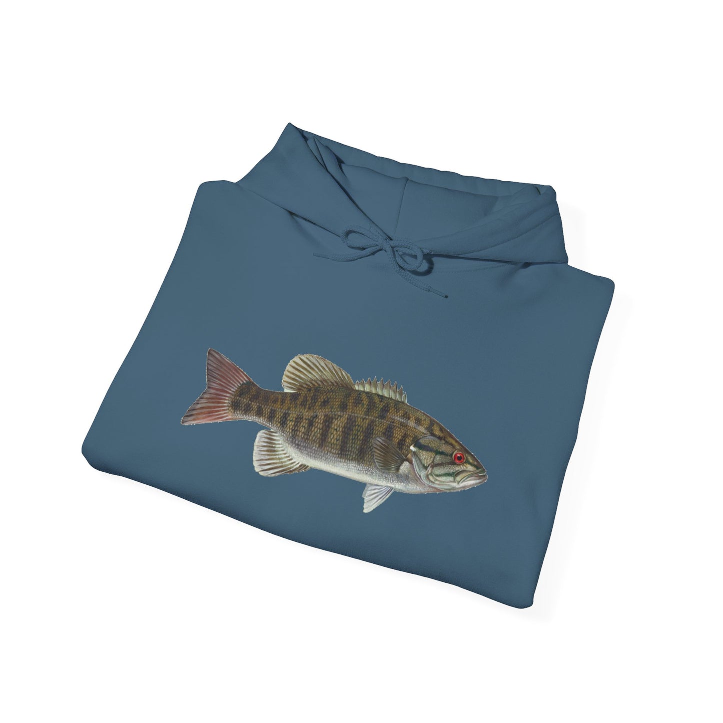 Hooded Sweatshirt W Small Mouth on Front and Logo on Back