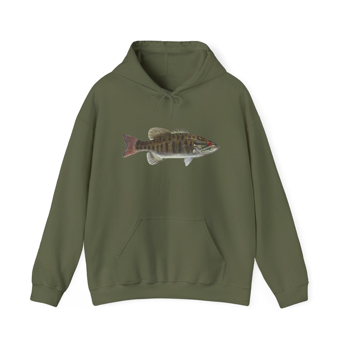 Hooded Sweatshirt W Small Mouth on Front and Logo on Back